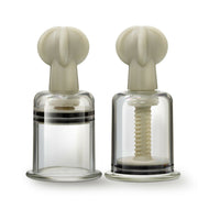 Blush Temptasia Clit and Nipple Twist Suckers 2-Piece Set Large Clear