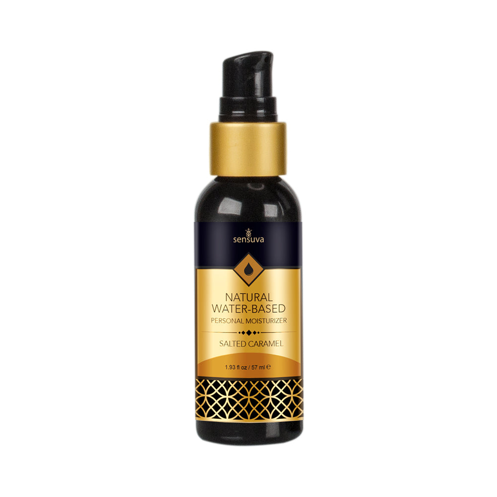 Sensuva Natural Water-Based Personal Moisturizer - Salted Caramel 2 fl. oz. Bottle