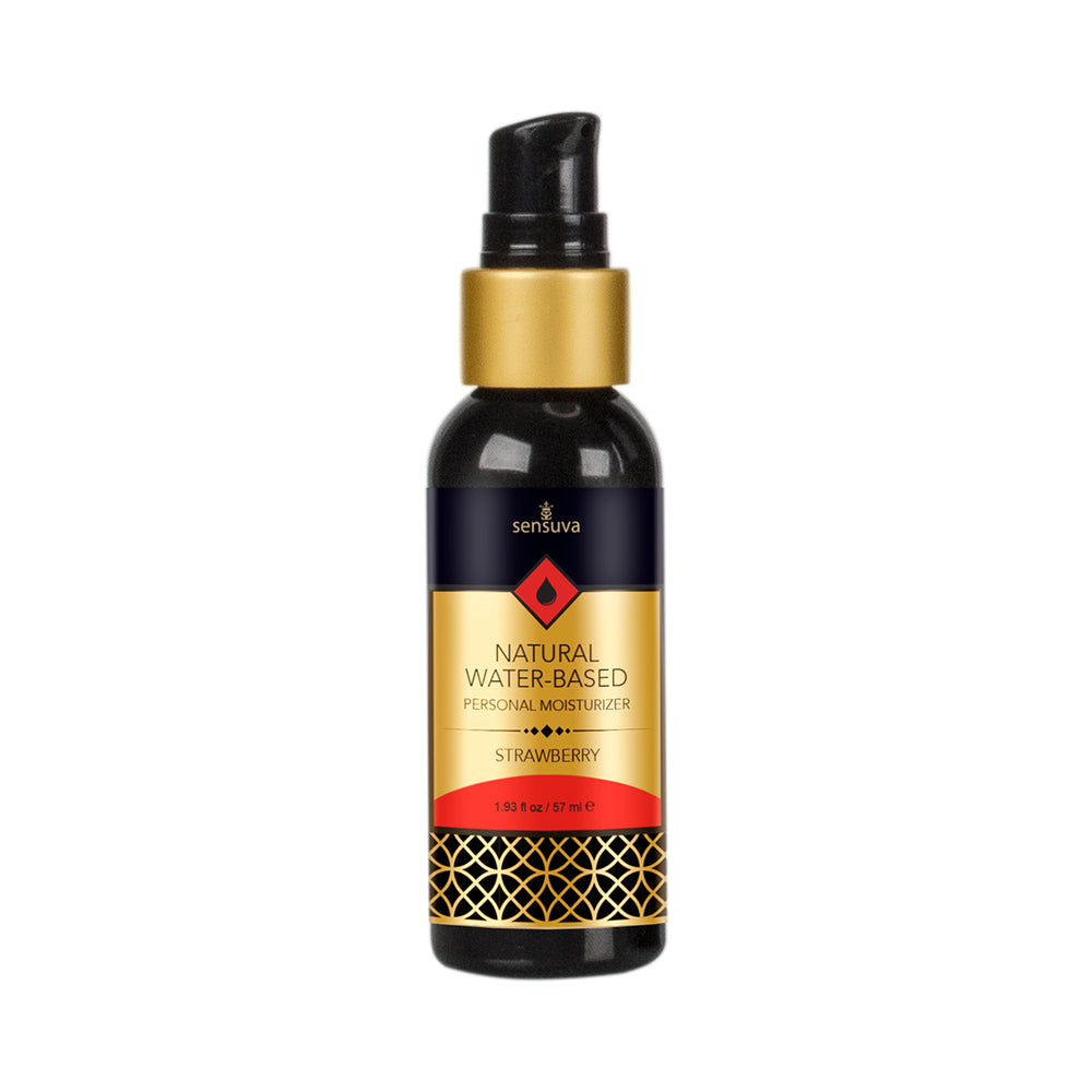 Sensuva Natural Water-Based Personal Moisturizer - Strawberry 2 fl. oz. Bottle
