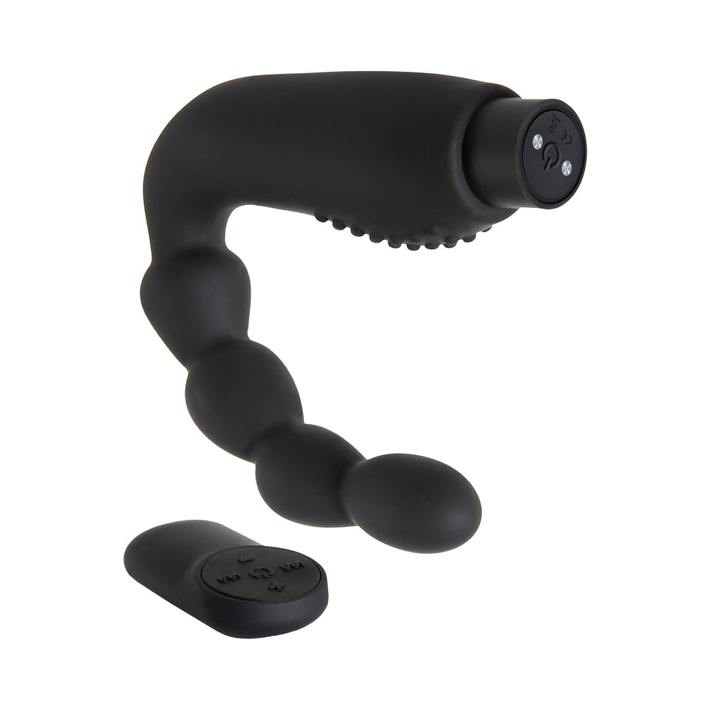 Zero Tolerance The Emperor Rechargeable Remote-Controlled Vibrating Silicone Prostate Massager Black