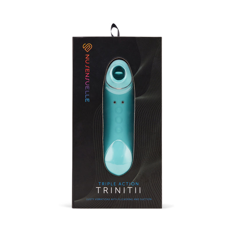 Nu Sensuelle Trinitii 3in1 Suct Vibe Blu