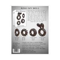 Zero Tolerance Ring My Bell 4-Piece Cockring Set Black