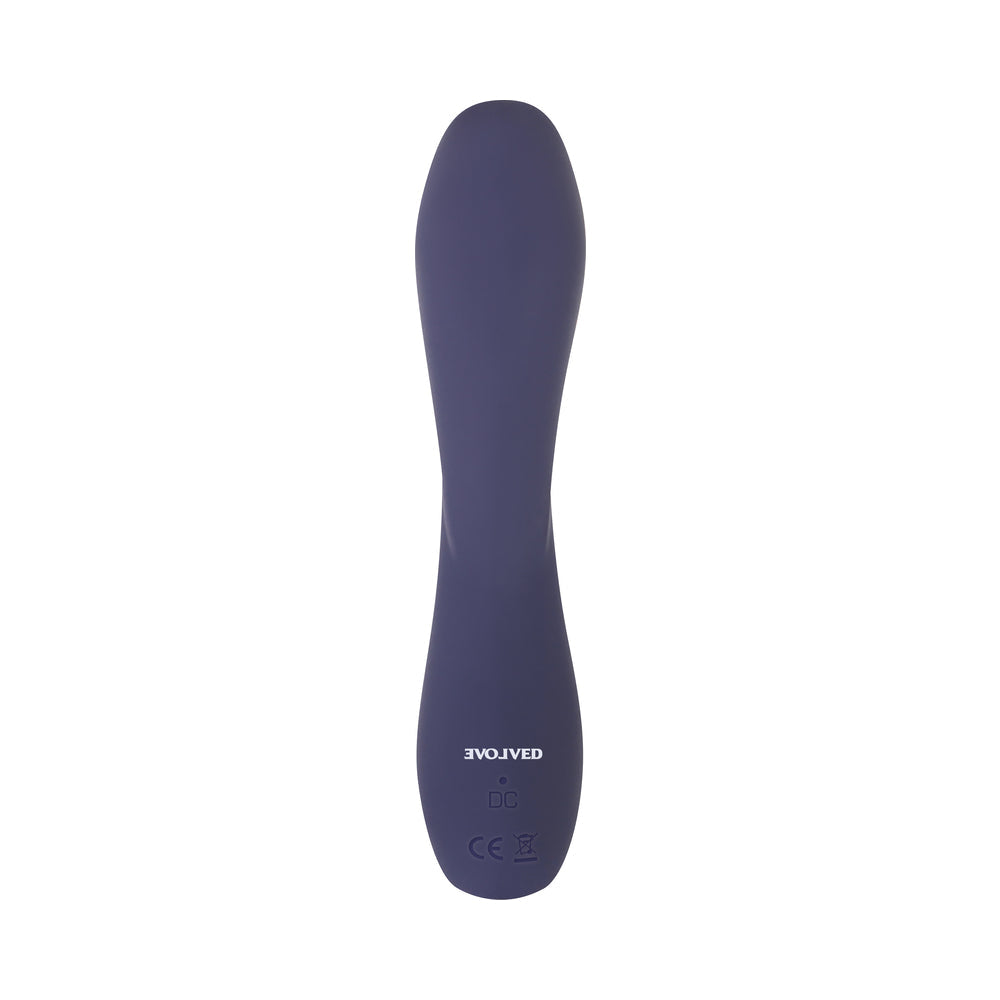 Evolved Coming Strong Rechargeable Silicone G-Spot Vibrator Purple