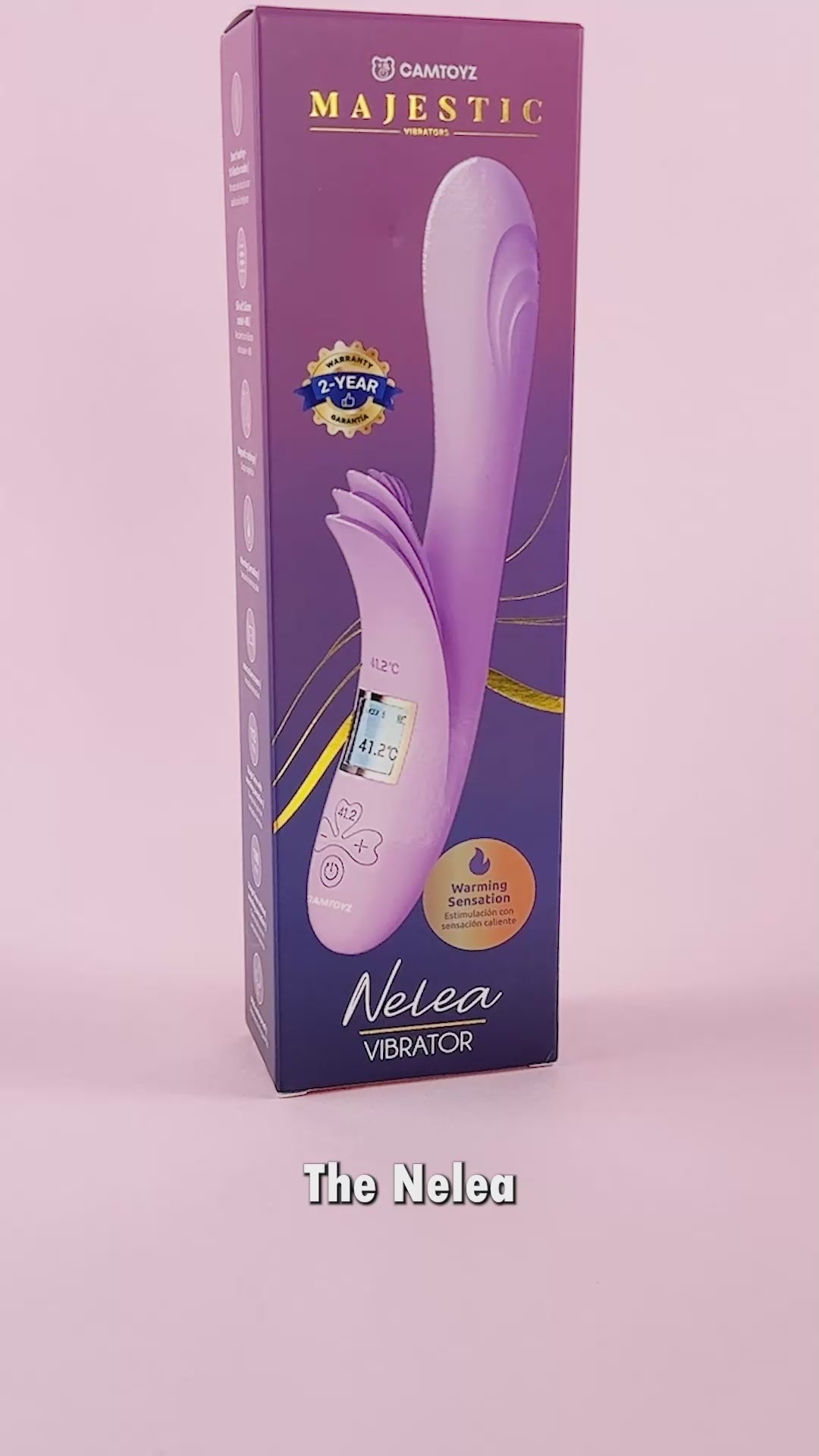 Camtoyz Nelea Heated Rabbit Vibrator for Intense Pleasure