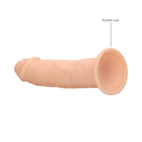 RealRock Ultra Realistic Dual Density Silicone 6 in. Bendable Dildo Beige