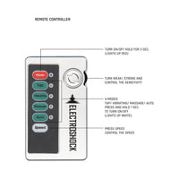 Shots ElectroShock Remote-Controlled E-Stimulation Nipple Suckers White