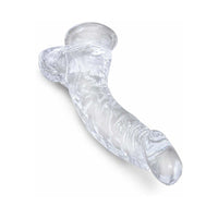 Pipedream King Cock Clear 7.5 in. Cock With Balls Realistic Suction Cup Dildo