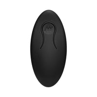 A-Play Vibe Beginner Rechargeable Silicone Anal Plug with Remote Black