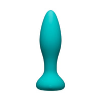 A-Play Vibe Experienced Rechargeable Silicone Anal Plug with Remote Teal