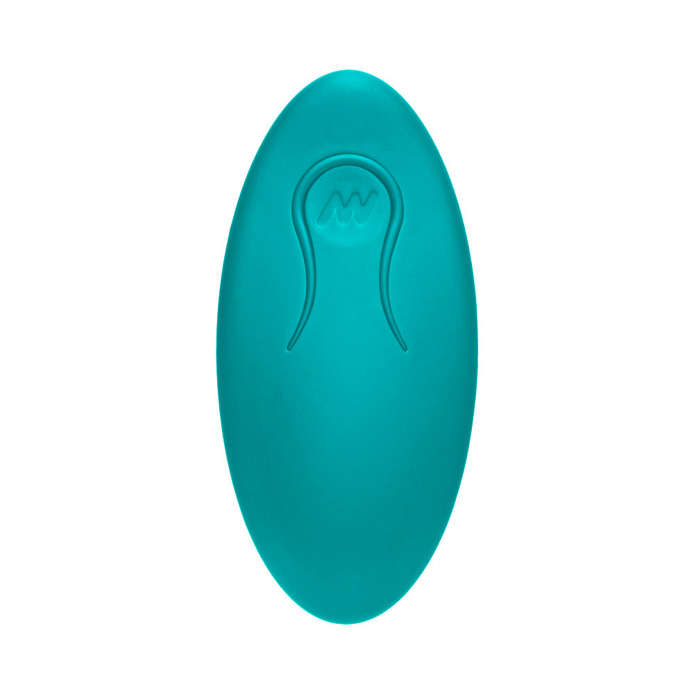 A-Play Thrust Adventurous Rechargeable Silicone Anal Plug with Remote Teal