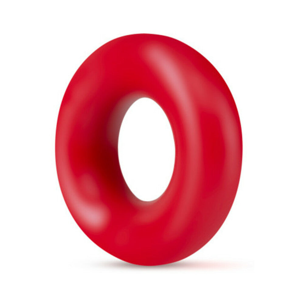 Blush Stay Hard Donut Rings Cockring 2-Pack Red