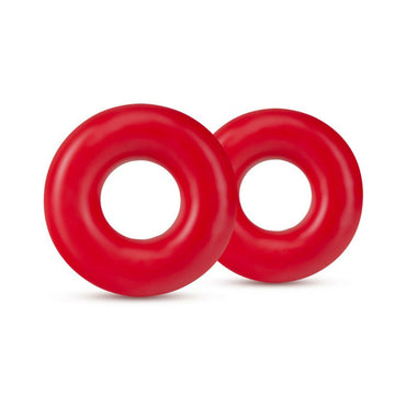 Blush Stay Hard Donut Rings Oversized Cockring 2-Pack Red