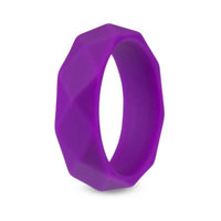 Blush Wellness Geo Silicone Cockring Purple