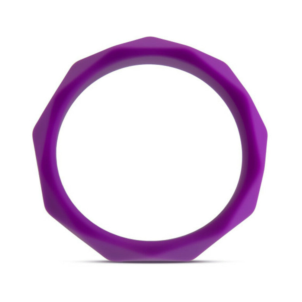 Blush Wellness Geo Silicone Cockring Purple