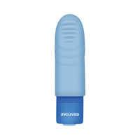 Evolved Fingerlicious Rechargeable Silicone Finger Vibrator Blue