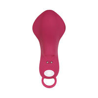 Evolved Frisky Finger Rechargeable Silicone Finger Vibrator Burgundy