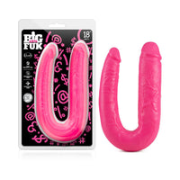 Blush Big As Fuk 18 in. Double Headed Dildo Pink