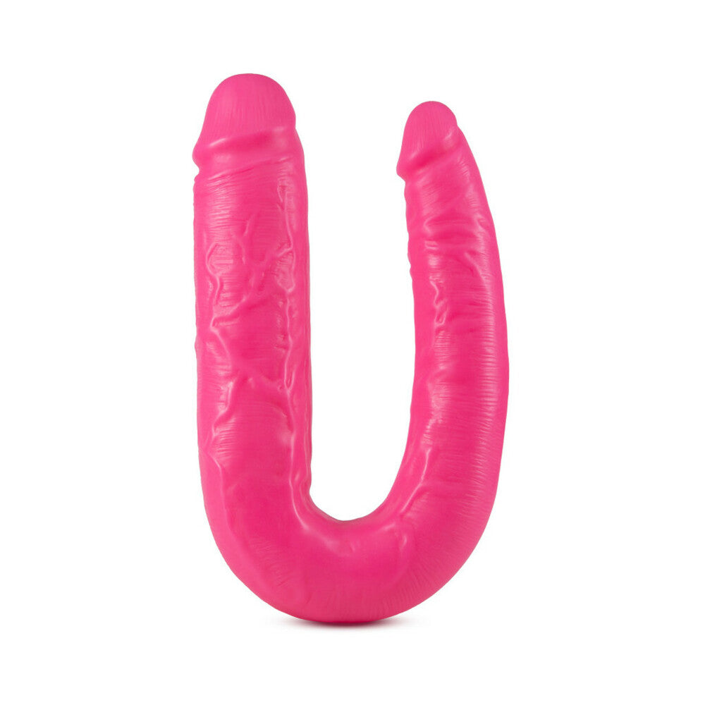 Blush Big As Fuk 18 in. Double Headed Dildo Pink