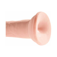 Pipedream King Cock Plus 8 in. Triple Density Cock Realistic Dildo With Suction Cup Beige