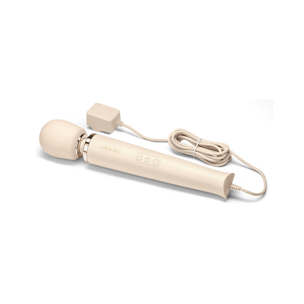 Le Wand Powerful Plug-In Vibrating Massager Cream