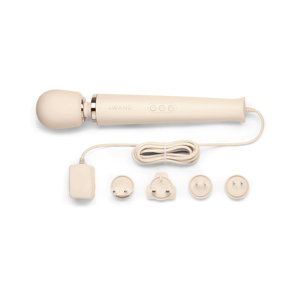 Le Wand Powerful Plug-In Vibrating Massager Cream