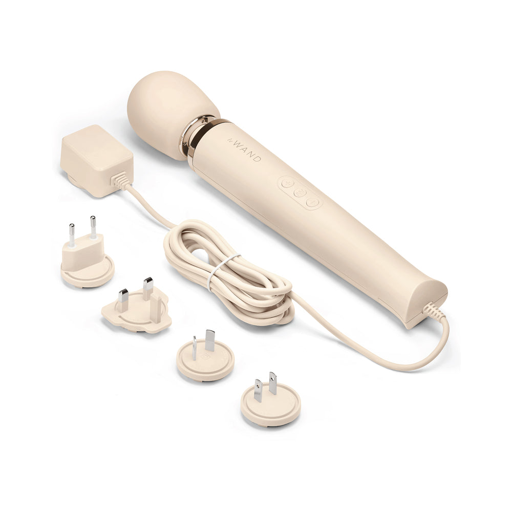 Le Wand Powerful Plug-In Vibrating Massager Cream