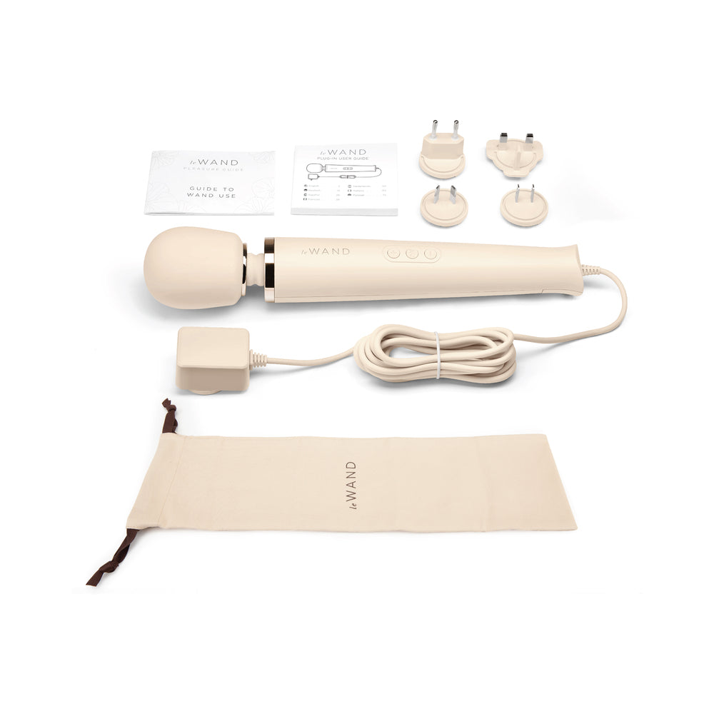 Le Wand Powerful Plug-In Vibrating Massager Cream