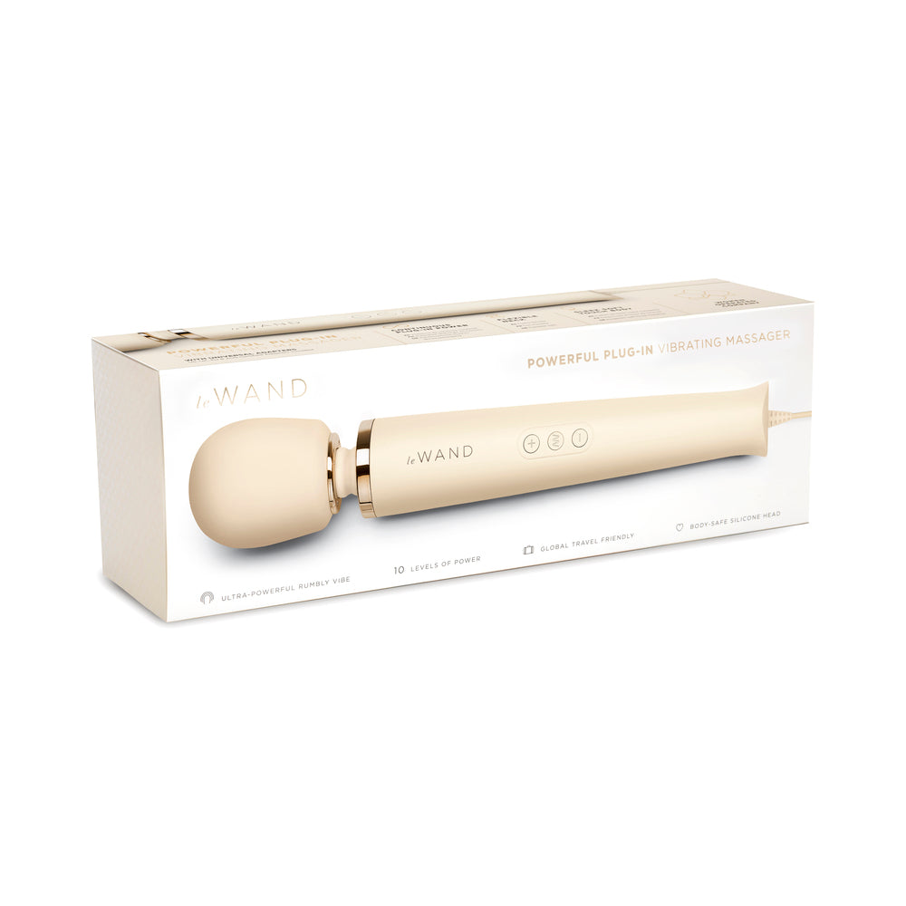 Le Wand Powerful Plug-In Vibrating Massager Cream