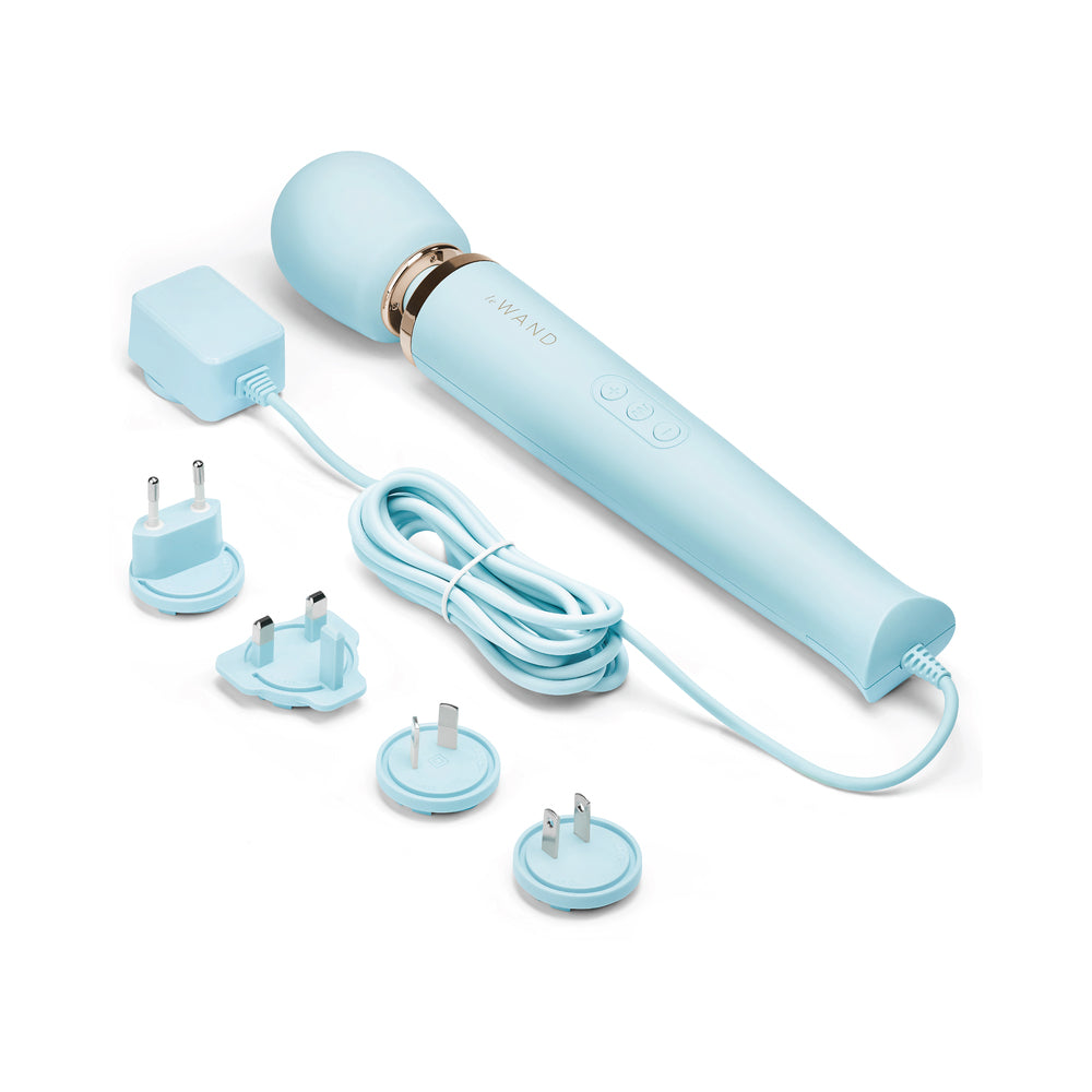 Le Wand Powerful Plug-In Vibrating Massager Sky Blue