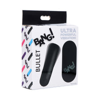 BANG! Vibrating Bullet w/ Remote Black