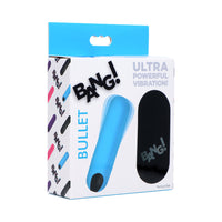 BANG! Vibrating Bullet w/ Remote  Blue