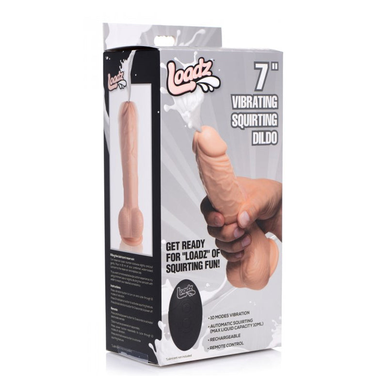 Loads 7in Squirting Dildo - Light