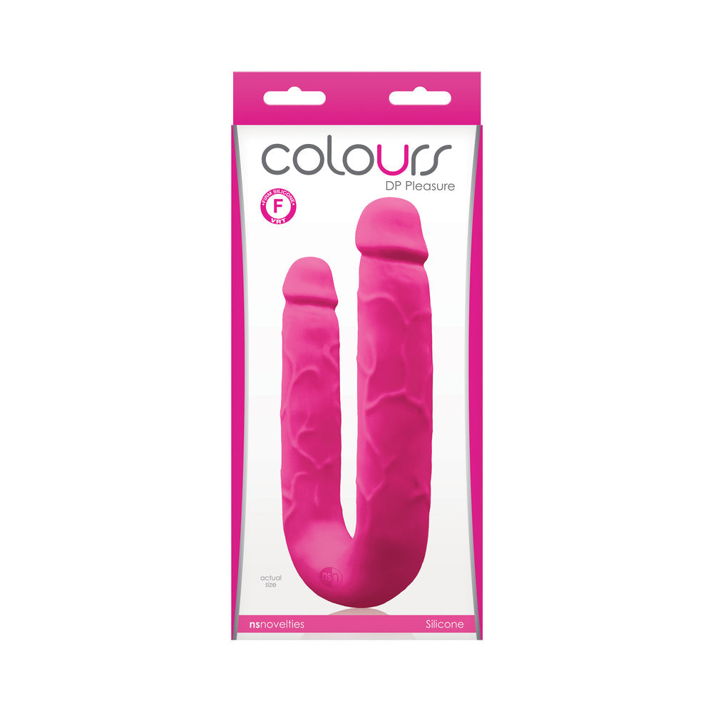 Colours DP Pleasure Dual Ended Dildo Pink