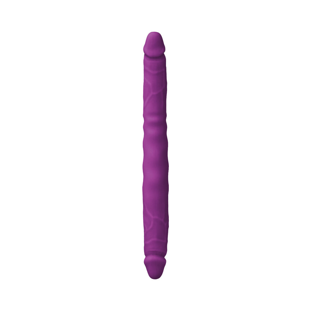 Colours Double Pleasure 12 in. Dual Ended Dildo Purple