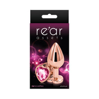 Rear Assets Rose Gold Heart Plug Medium Pink