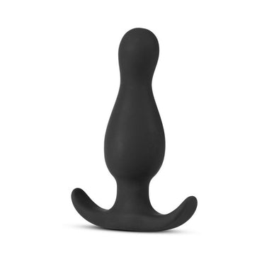 Blush Anal Adventures Platinum Silicone Curve Plug Black