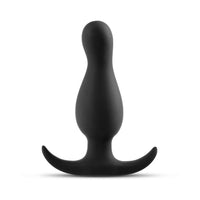 Blush Anal Adventures Platinum Silicone Curve Plug Black