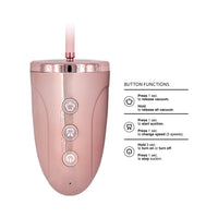 Shots Pumped Rechargeable 3-Speed Automatic Clitoral & Nipple Pumps Pink Large