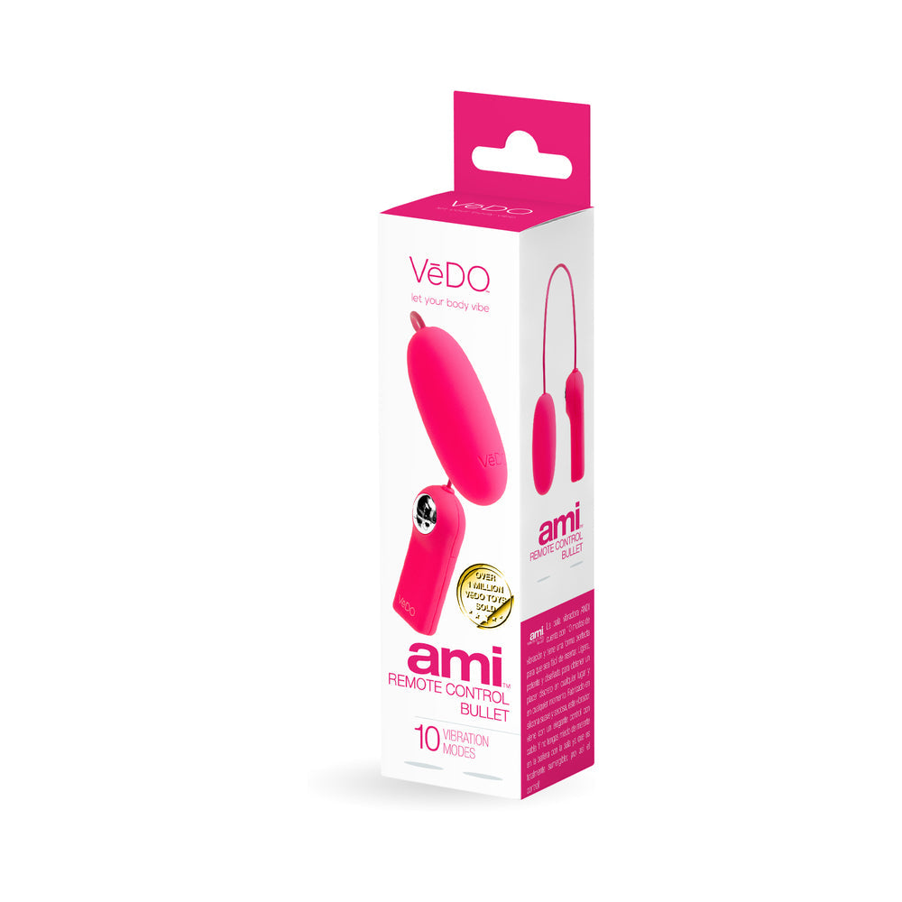 Vedo Ami Remote Control Bullet  Foxy Pink