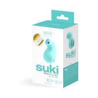 Vedo Suki Sonic Suction Rechargeable Vibrator Tease Me Turquoise