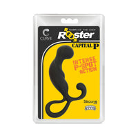 Curve Toys Rooster Capital P Silicone Prostate Massager Black