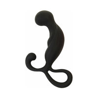 Curve Toys Rooster Capital P Silicone Prostate Massager Black