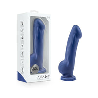 Blush Avant D8 Ergo 7.5 in. Dual Density Silicone Dildo with Suction Cup Indigo