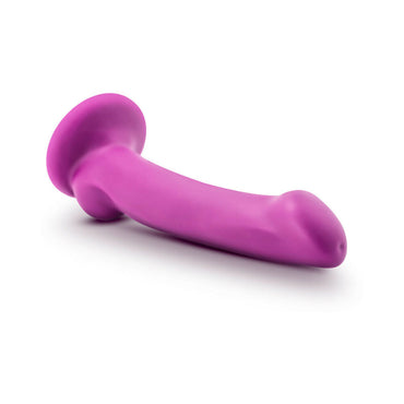 Blush Avant D9 Ergo Mini 7 in. Dual Density Silicone Dildo with Suction Cup Violet