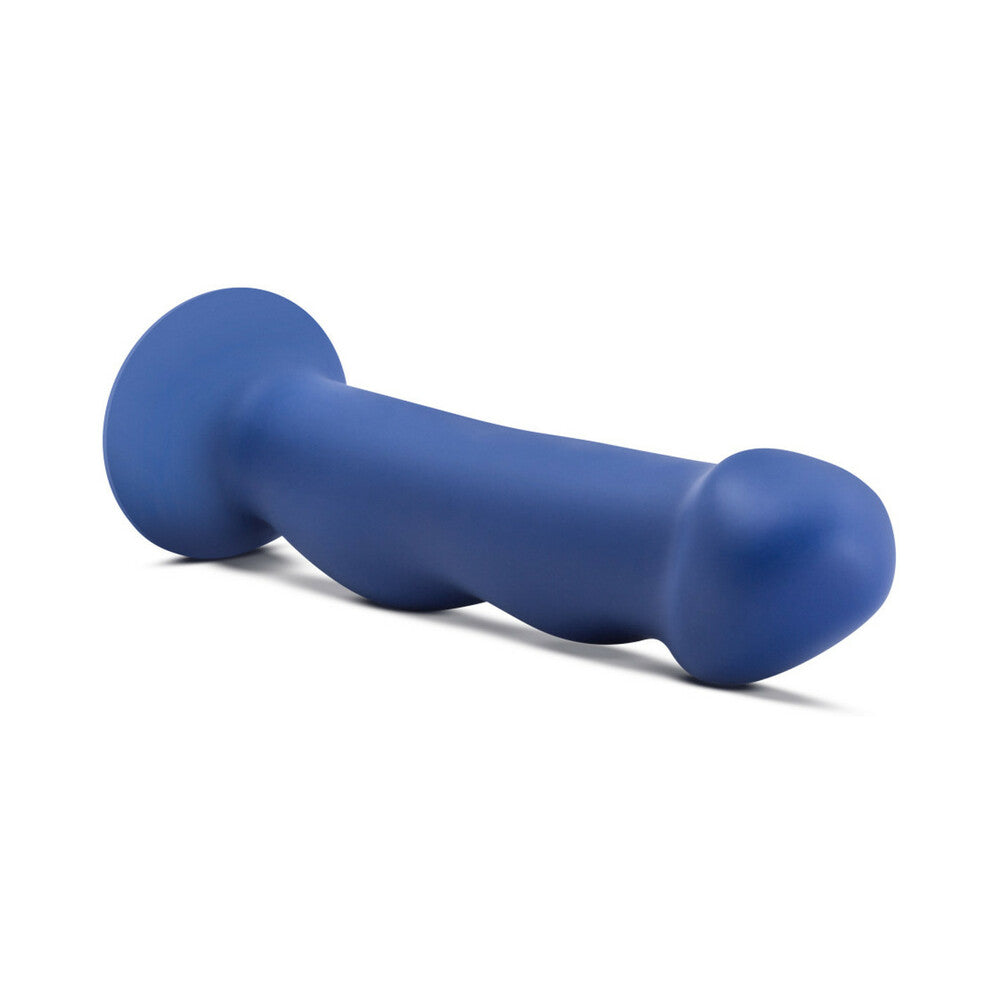 Blush Avant D12 Suko 8 in. Dual Density Silicone Dildo with Suction Cup Indigo