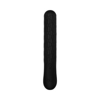 Evolved Quilted Love Rechargeable Textured Silicone Sli mline Vibrator Black