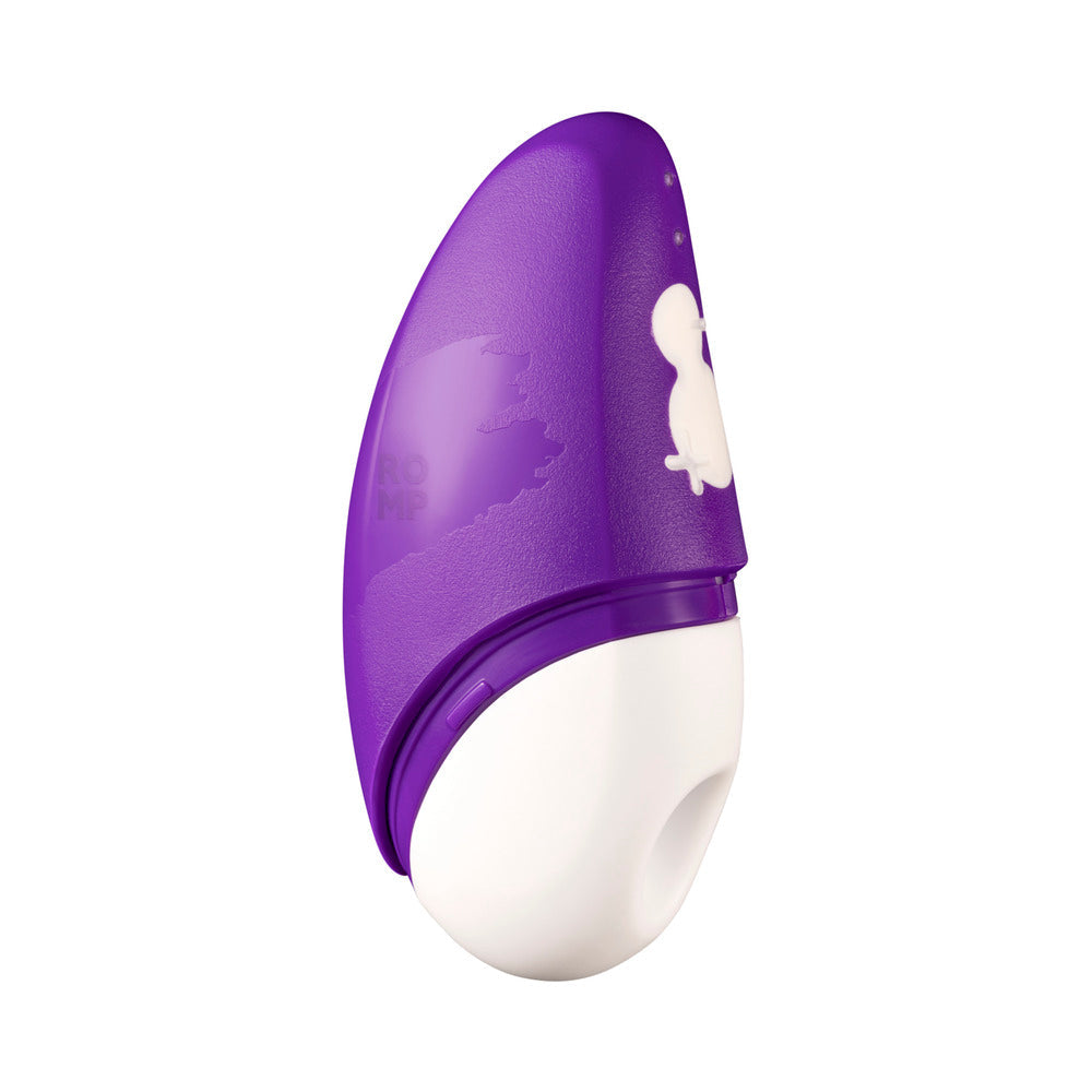 ROMP Free Rechargeable Silicone Pleasure Air Clitoral Vibrator Purple