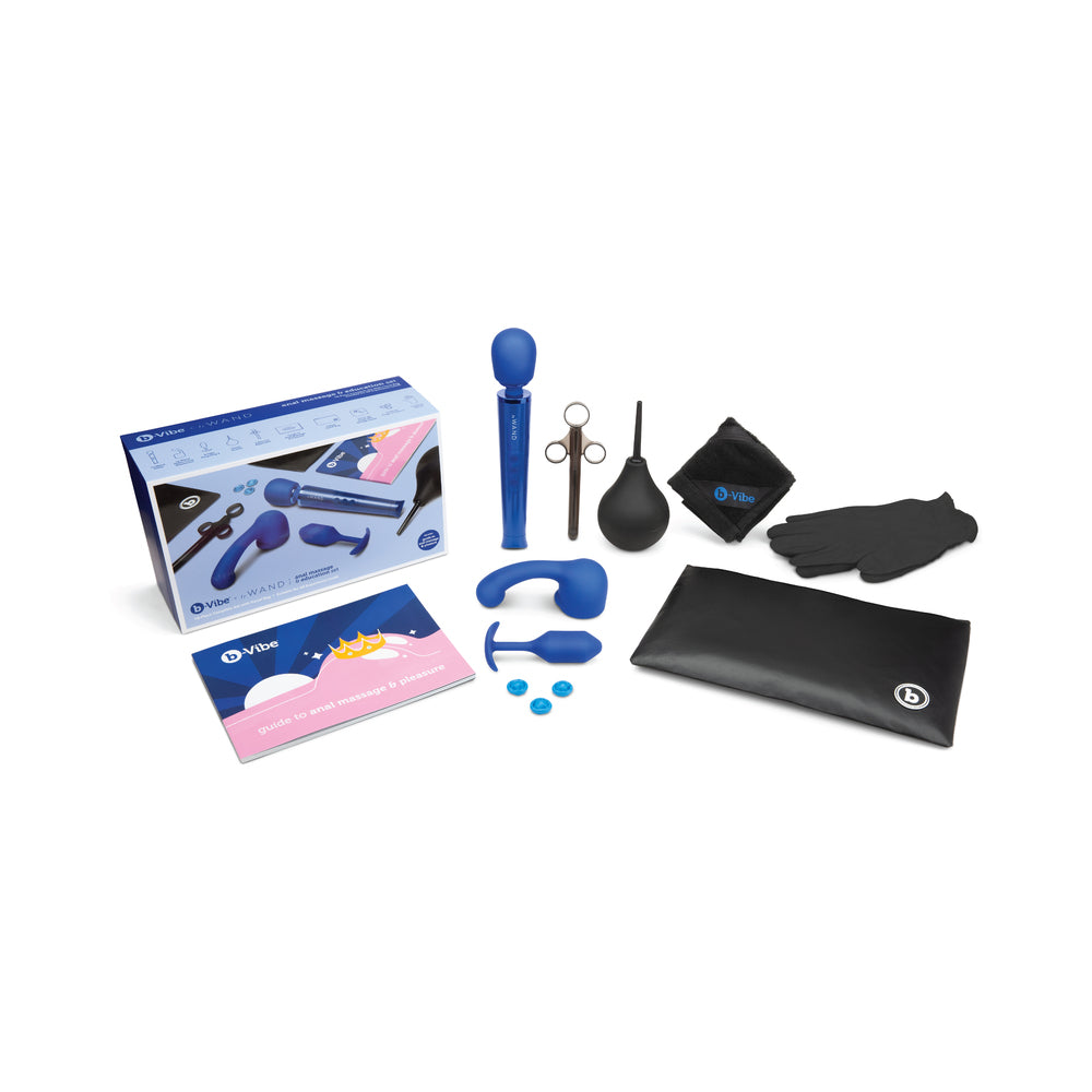 b-Vibe 10-Piece Anal Massage & Education Set Blue