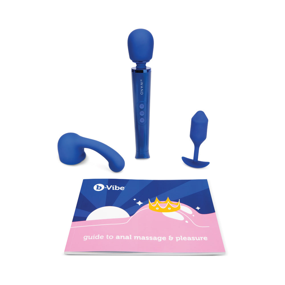 b-Vibe 10-Piece Anal Massage & Education Set Blue