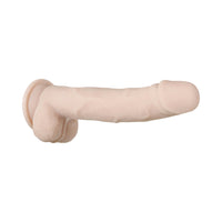 Evolved Real Supple Poseable 9.5 in. Realistic Dildo With Balls Beige